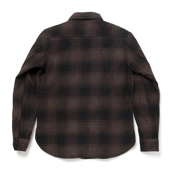 Studio D'Artisan - Amami mud-dyed flannel shirt - 5678 - Picture 2 of 4